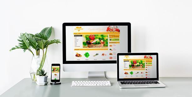 Website thực phẩm Siêu thị Gia Đình