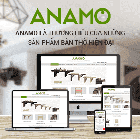 Website kinh doanh bàn thờ Anamo