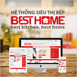 Website siêu thị bếp Besthome