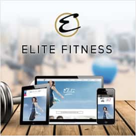 Website phòng tập thể thao Elite Fitness