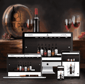 Website cửa hàng Rượu vang