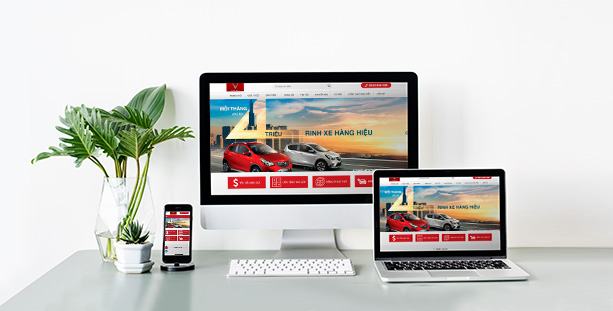 Website bán ô tô – Vinfast  Bắc Ninh