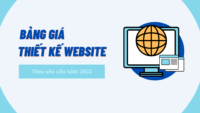 Báo giá dịch vụ thiết kế website theo yêu cầu mới nhất năm 2022 tại Creative Việt Nam