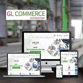 Website công ty GL Commercer