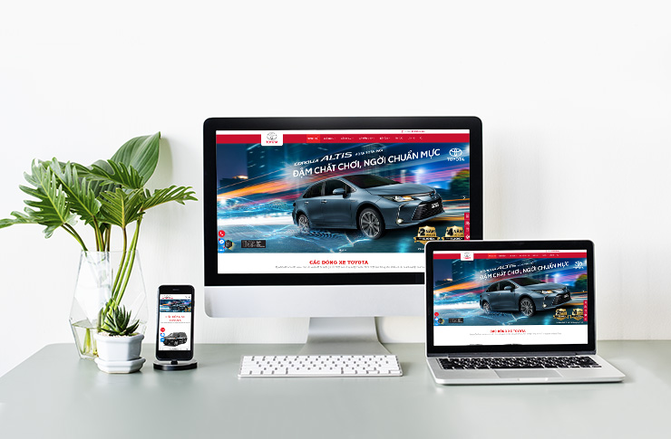 Thiết kế website Toyota